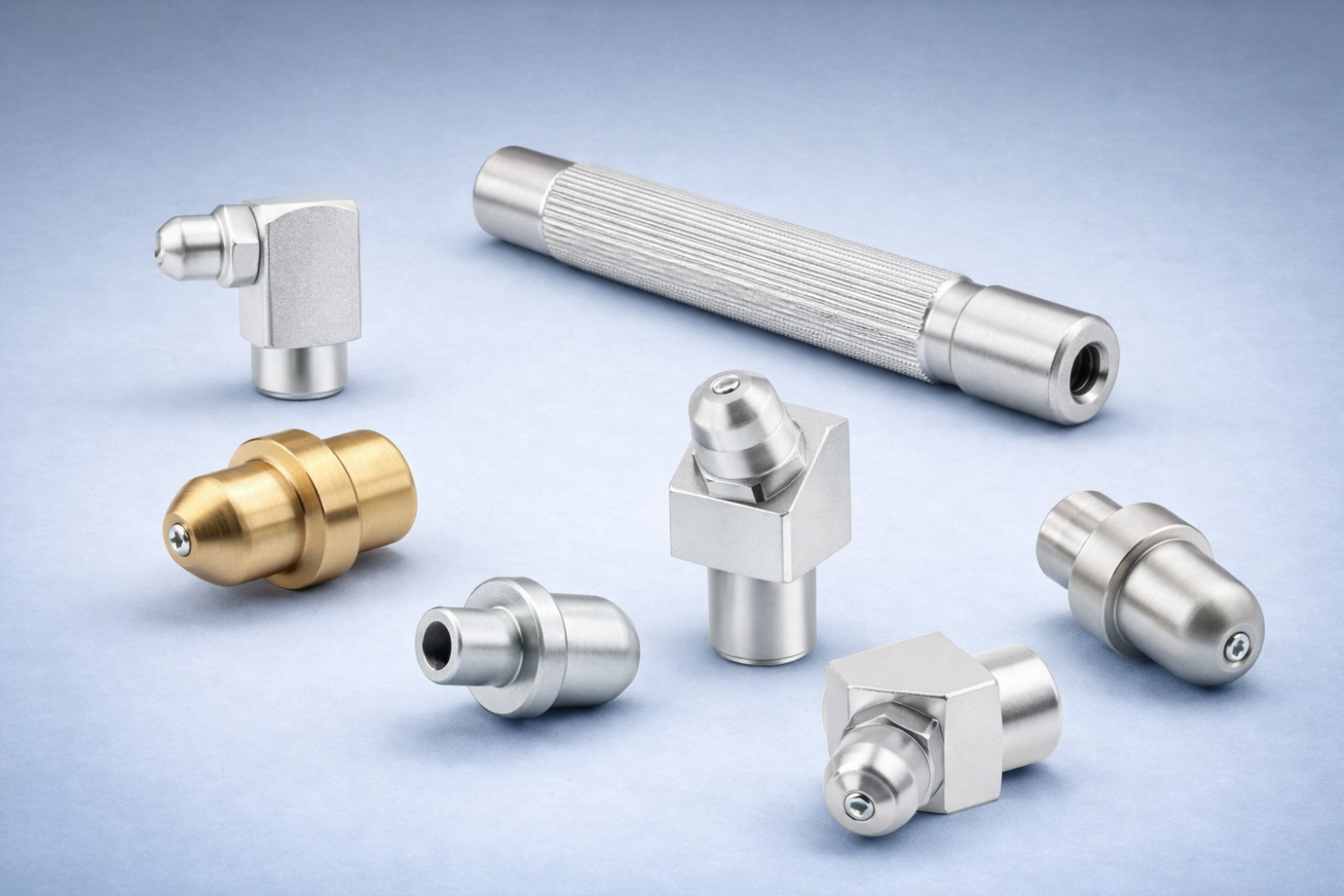 Kugelschmiernippel zum Einpressen