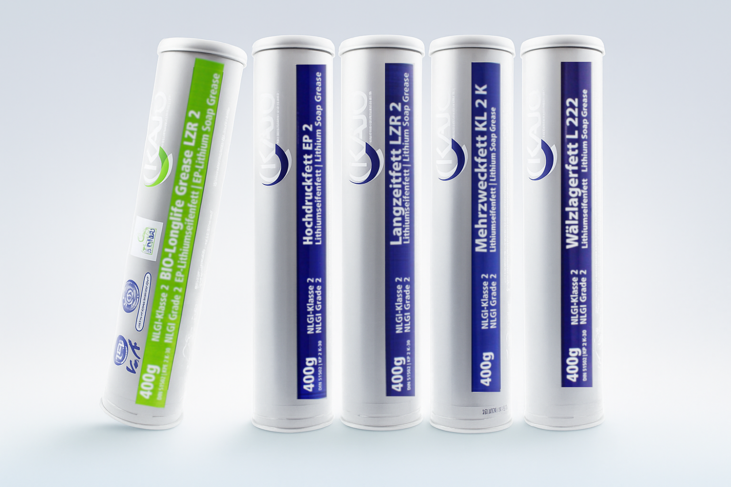 Schmierfette in 400g Kartuschen