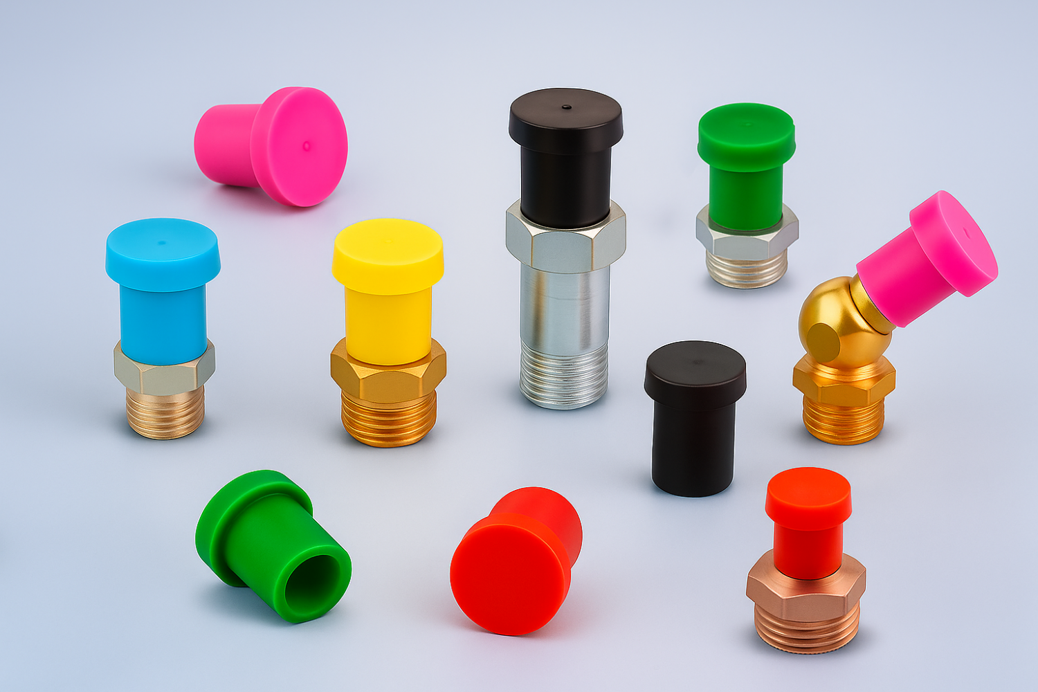 Für Kegelschmiernippel ohne Lasche