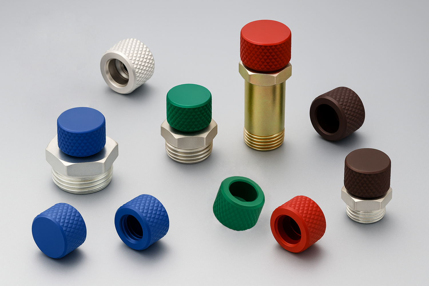 Alu-Kappen für Kegelschmiernippel