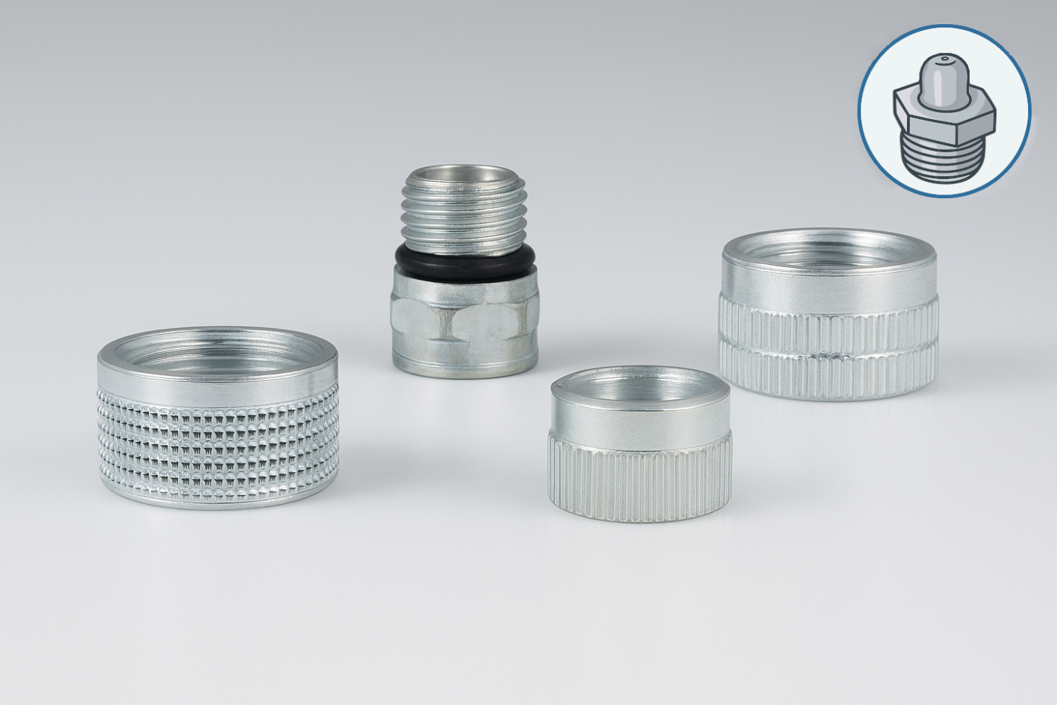 Für Kugelschmiernippel