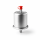 Schmierbüchse mit Zwei-Federn-System 80ccm G1/4" NBR-Dichtung 3bar (weich) mit roter Kappe