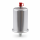 Schmierbüchse mit Zwei-Federn-System 120ccm G1/4" Viton-Dichtung 3bar (weich) mit roter Kappe