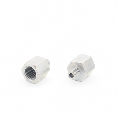 Reduziernippel Innen: G 1/4" / Außen: M8 x 1,25 Stahl verzinkt