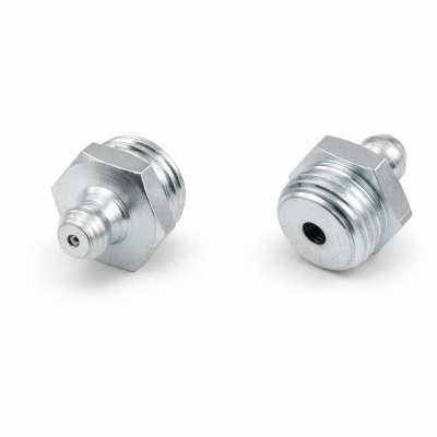 Kegelschmiernippel DIN 71412 A (H1) G 1/4" - zylindrisch - Stahl verzinkt
