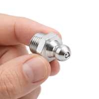 Kegelschmiernippel DIN 71412 A (H1) M10 x 1,0 Stahl verzinkt