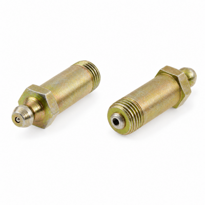 Kegelschmiernippel DIN 71412 A (H4) 32mm mit Schaft M10 x 1,0 Stahl verzinkt