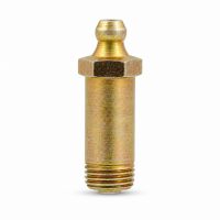 Kegelschmiernippel DIN 71412 A (H4) 32mm mit Schaft M10 x 1,0 Stahl verzinkt