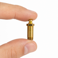 Kegelschmiernippel DIN 71412 A (H4) 32mm mit Schaft M10 x 1,0 Stahl verzinkt