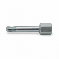 Schmiernippelverlängerung IG: M4x0,7 / AG: M4x0,7 30mm (Verlängerung um 24mm) 7/6kant Stahl verzinkt