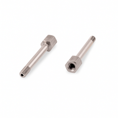 Schmiernippelverlängerung IG: M4x0,7 / AG: M4x0,7 40mm (Verlängerung um 34mm) 7/6kant Edelstahl V2A