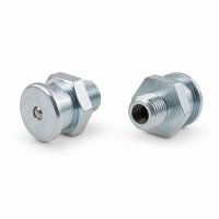 Flachschmiernippel DIN 3404 M22/L (Ø22mm) G 1/4" Stahl verzinkt