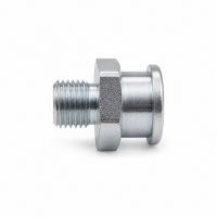 Flachschmiernippel DIN 3404 M22/L (Ø22mm) G 1/4" Stahl verzinkt