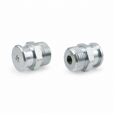 Flachschmiernippel DIN 3404 M22/L (Ø22mm) G 1/2" Stahl verzinkt