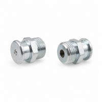 Flachschmiernippel DIN 3404 M22/L (Ø22mm) G 1/2" Stahl verzinkt