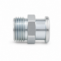 Flachschmiernippel DIN 3404 M22/L (Ø22mm) G 1/2" Stahl verzinkt