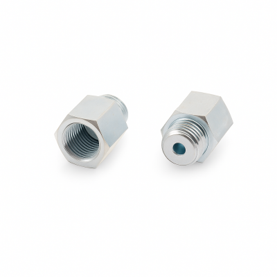 Reduziernippel Innen: G 1/4" / Außen: NPT 1/4" Stahl verzinkt