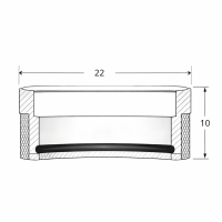 Schwarze Aluminium-Schutzkappen für Flachschmiernippel