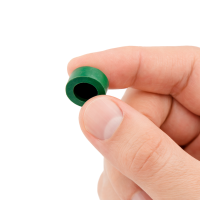 Grüne Schmiernippelkappen für Flachschmiernippel M1, T1 und T1B