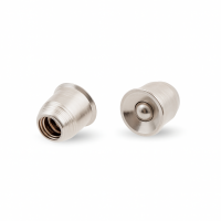 Kugeldrucköler DIN 3410 F 9,5mm Stahl vernickelt
