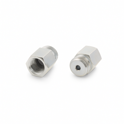 Reduziernippel Innen: G 1/4" / Außen: M16 x 1,5 Stahl verzinkt