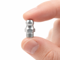 Kegelschmiernippel DIN 71412 A (H1) M6 x 0,75 Gewindelänge 4mm Stahl verzinkt