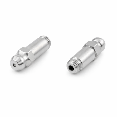 Kegelschmiernippel DIN 71412 A (H4) 24mm mit Schaft M6 x 0,75 Stahl verzinkt