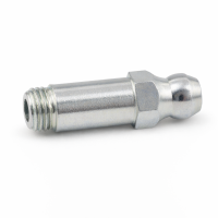 Kegelschmiernippel DIN 71412 A (H4) 24mm mit Schaft M6 x 0,75 Stahl verzinkt