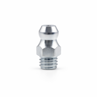 Kegelschmiernippel DIN 71412 A (H1) M6 x 1,0 Gewindelänge 4mm Stahl verzinkt