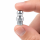 Kegelschmiernippel DIN 71412 A (H1) M6 x 1,0 Gewindelänge 4mm Stahl verzinkt