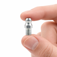 Kegelschmiernippel DIN 71412 A (H1) M6 x 1,0 - zylindrisch - Gewindelänge 8mm Stahl verzinkt