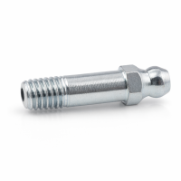 Kegelschmiernippel DIN 71412 A (H4) 29mm mit Schaft M6 x 1,0 Stahl verzinkt