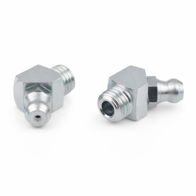 Kegelschmiernippel DIN 71412 B (H2) M8 x 1,25 4-kant Stahl verzinkt