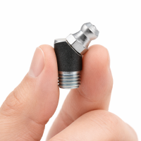 Kegelschmiernippel DIN 71412 B (H2) M8 x 1,25 4-kant Stahl verzinkt