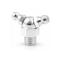 Kegelschmiernippel DIN 71412 mit Doppelkopf 67° M8 x 1,25 Stahl verzinkt