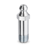 Kegelschmiernippel DIN 71412 A (H4) 30mm mit Schaft M8 x 1,0 Stahl verzinkt