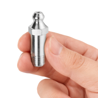 Kegelschmiernippel DIN 71412 A (H4) 30mm mit Schaft M8 x 1,0 Stahl verzinkt