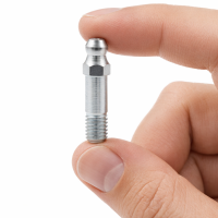 Kegelschmiernippel DIN 71412 A (H4) 29mm mit Schaft 1/4" BSF Stahl verzinkt