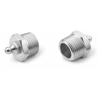 Kegelschmiernippel DIN 71412 A (H1) 1/2" NPT - 2teilig - Stahl verzinkt