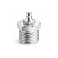 Kegelschmiernippel DIN 71412 A (H1) 1/2" NPT - 2teilig - Stahl verzinkt