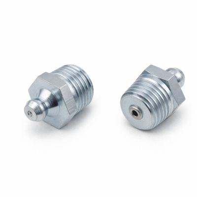 Kegelschmiernippel DIN 71412 A (H1) R 1/4" Gewindelänge 10mm Stahl verzinkt