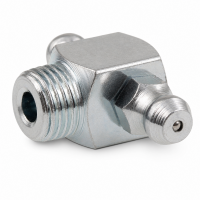 Kegelschmiernippel DIN 71412 mit Doppelkopf 90° R 1/8" 4-kant Stahl verzinkt