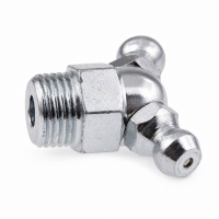 Kegelschmiernippel DIN 71412 mit Doppelkopf 67° R 1/8" Stahl verzinkt