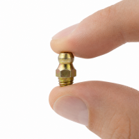 Kegelschmiernippel DIN 71412 A (H1/S) SFG M6 x 1,0 Gl. 4mm verzinkt