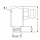 Kegelschmiernippel DIN 71412 C (H3/S) SFG M6 x 1,0 Stahl gelb verzinkt