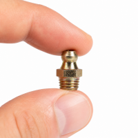 Kegelschmiernippel DIN 71412 A (H1/S) SFG M8 x 1,0 Stahl gelb verzinkt
