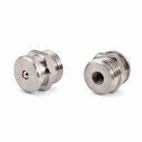 Flachschmiernippel DIN 3404 M22 (Ø22mm) G 1/2" Edelstahl V2A