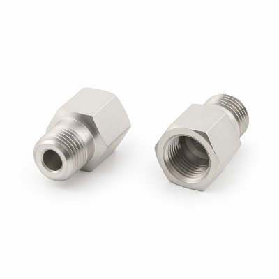 Schmiernippelverlängerung IG: M10x1,0 / AG: M10x1,0 20mm (Verlängerung um 14mm) 13/6kant Stahl verzinkt