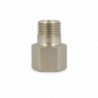 Schmiernippelverlängerung IG: M10x1,0 / AG: M10x1,0 20mm (Verlängerung um 14mm) 13/6kant Stahl verzinkt
