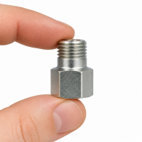 Schmiernippelverlängerung IG: M10x1,0 / AG: M10x1,0 20mm (Verlängerung um 14mm) 13/6kant Stahl verzinkt